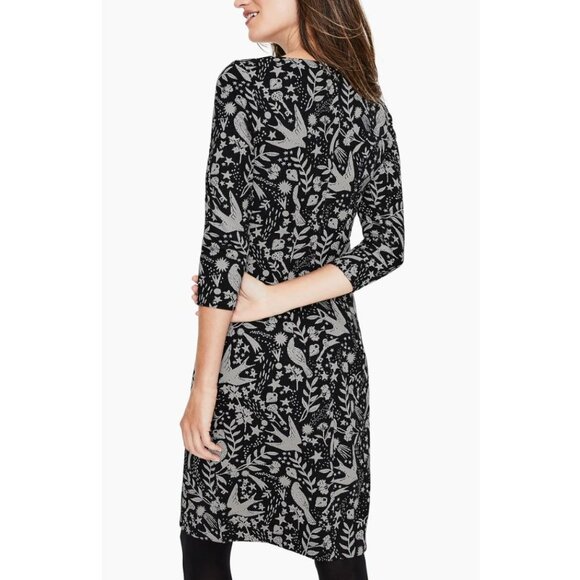 Boden Winifred Pattern Sweater Dress Mystical Jacquard Knit US 8 R - Picture 5 of 16